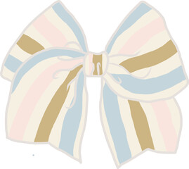 ribbon vector image sticker for diary, bullet journal