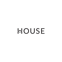 House logo or wordmark design
