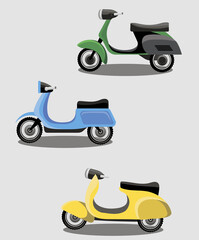 set of scooter