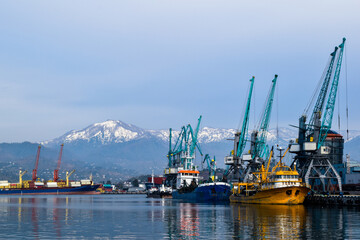 Fototapeta premium Boats in port