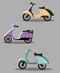 set of scooter