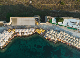 Bozcaada Castle Drone Photo, Bozcaada Canakkale, Turkey
