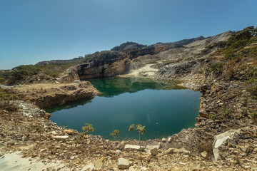 lake in the city of Sao Tome das Letras, State of Minas Gerais, Brazil