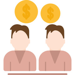 Seo Team Money Icon