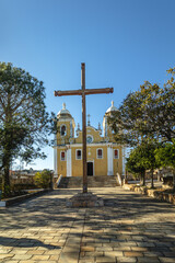 church in the city of Sao Tome das Letras, State of Minas Gerais, Brazil