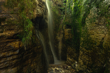 Fototapeta na wymiar waterfall in the city of Sao Tome das Letras, State of Minas Gerais, Brazil