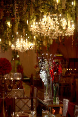 Fototapeta na wymiar Wedding Banquet Decoration