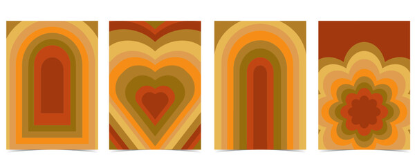 orange palate colour background design