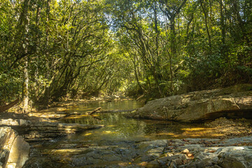 Obraz premium lake in the city of Sao Tome das Letras, State of Minas Gerais, Brazil