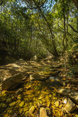 lake in the city of Sao Tome das Letras, State of Minas Gerais, Brazil