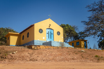 church in the city of Sao Tome das Letras, State of Minas Gerais, Brazil