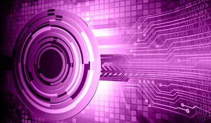 eye cyber circuit future technology concept background
