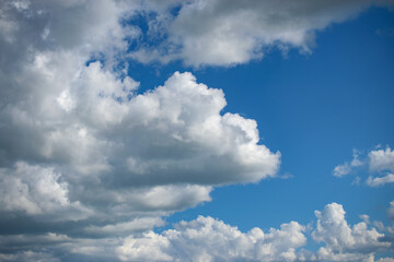 blue sky with clouds
