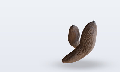 3d Vegetable Casava rendering top view