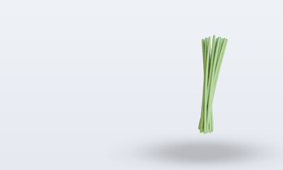 3d Vegetable drumstick rendering right view