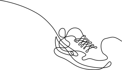 continuity line One Shoe design ideas - obrazy, fototapety, plakaty