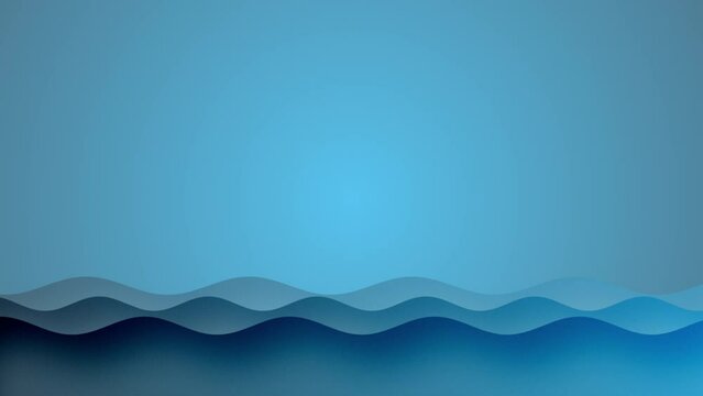 Lower thirds wavy blue 4K motion background