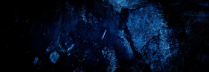dark abstract blue texture cement concrete wall background 