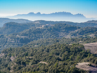 Fototapeta na wymiar Montserrat mountain (Catalonia, Spain)