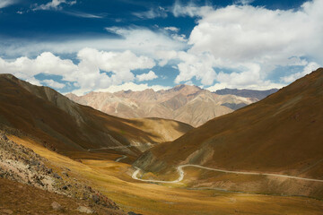 Tien Shan mountains in Kyrgyzstan