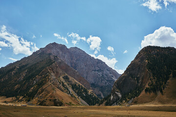 Tien Shan mountains in Kyrgyzstan
