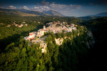 Fototapeta na wymiar Abruzzo italy - village of Roccamorice