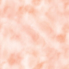 Seamless repeatable pattern. Endless texture. Watercolor effect. Hand drawn Digital art. Peachy color. Element for graphic design. High quality picture. Abstract background. 