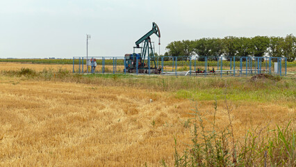 Pumping Oil Field