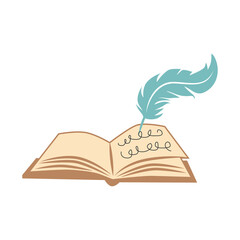 Witches school of magical objects in flat style. Broom, candle, skull, zipper, scarf, hat, potion, glasses, knife