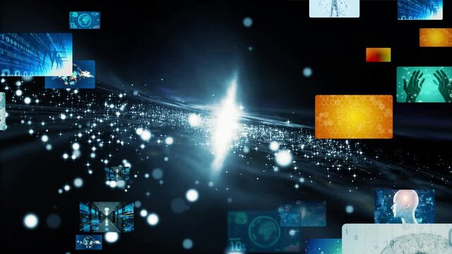 Digital contents concept. NFT. Non-fungible token. Image generation AI. - Powered by Adobe