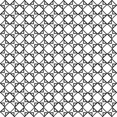 Black and white seamless pattern texture. Greyscale ornamental graphic design. Mosaic ornaments. Pattern template. Vector illustration. EPS10.