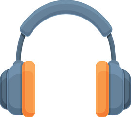 Esport headset icon cartoon vector. Sport game. Online player