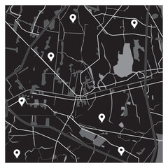 city map for any kind of digital info graphics and print publication.

