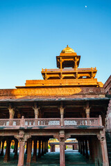 Fototapeta na wymiar Exterior of Diwan-i-am in Fatehpur Sikri, Agra, India, Asia