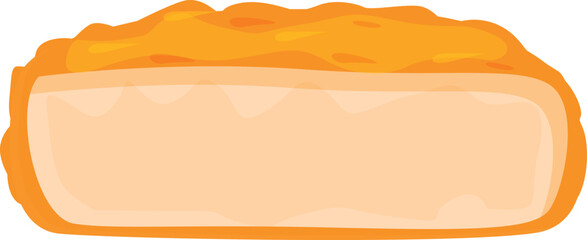 Obraz premium Chicken nugget meal icon cartoon vector. Fast food. Crispy menu