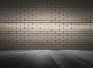 old interior with brick wall