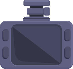 Dvr image icon cartoon vector. Video recorder. Car device