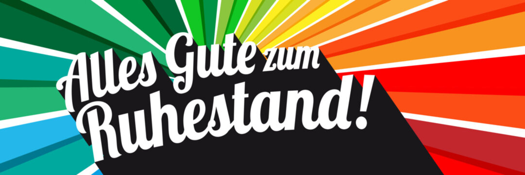 Alles gute zum Ruhestand
