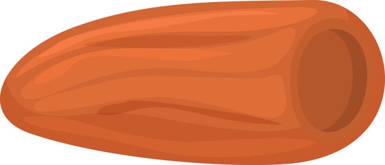 Fresh date fruit icon cartoon vector. Palm food. Arabic seed