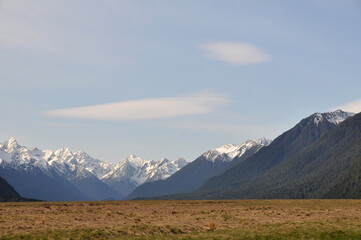 Berge Südinsel Neuseeland