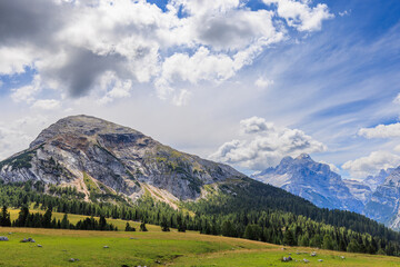 Obraz premium Forcella Lerosa - Dolomites - Italy
