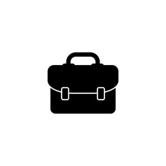 Briefcase icon isolated on white background