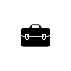 Briefcase icon isolated on white background