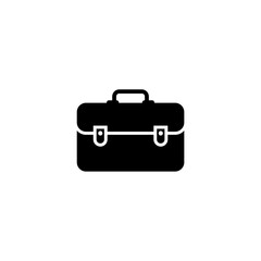 Briefcase icon isolated on white background