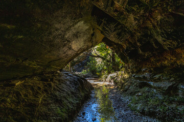 grotto in the city of Sao Tome das Letras, State of Minas Gerais, Brazil