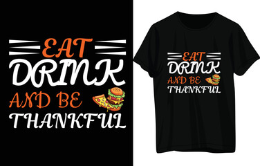 Thanksgiving T-Shirt Design . 