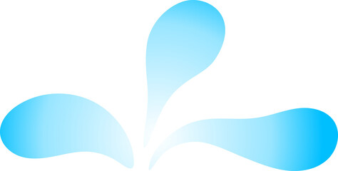 water splash, transparent water splashing shape, aqua drop