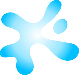 water splash, transparent water splashing shape, aqua drop