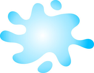 Fototapeta premium water splash, transparent water splashing shape, aqua drop