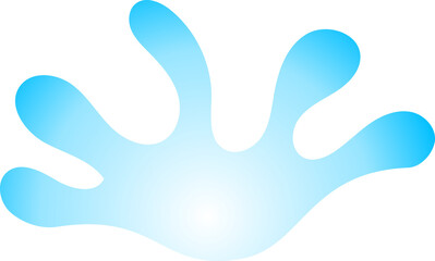 water splash, transparent water splashing shape, aqua drop
